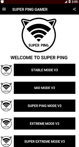 SUPER PING - Anti Lag For Mobi - Image screenshot of android app