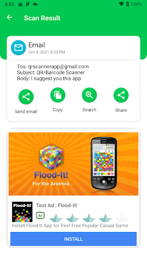 QR/Barcode Scanner - عکس برنامه موبایلی اندروید
