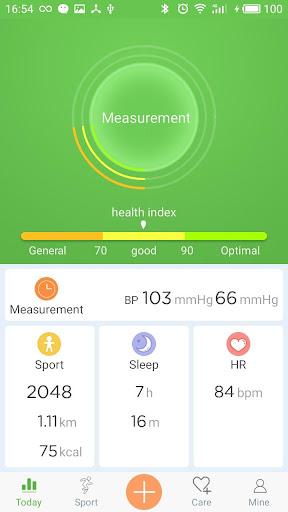 WearHealth - Image screenshot of android app