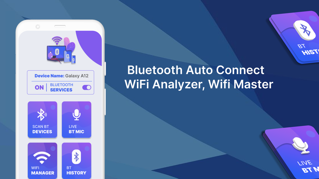 Bluetooth Pairing Auto Connect - عکس برنامه موبایلی اندروید