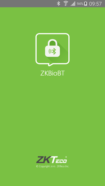 ZKBioBT - Image screenshot of android app