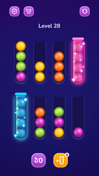 Ball Sort - Color Puzzle - Gameplay image of android game