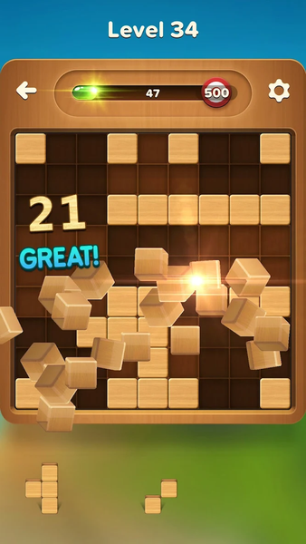 Hey Wood: Block Puzzle Game - Gameplay image of android game