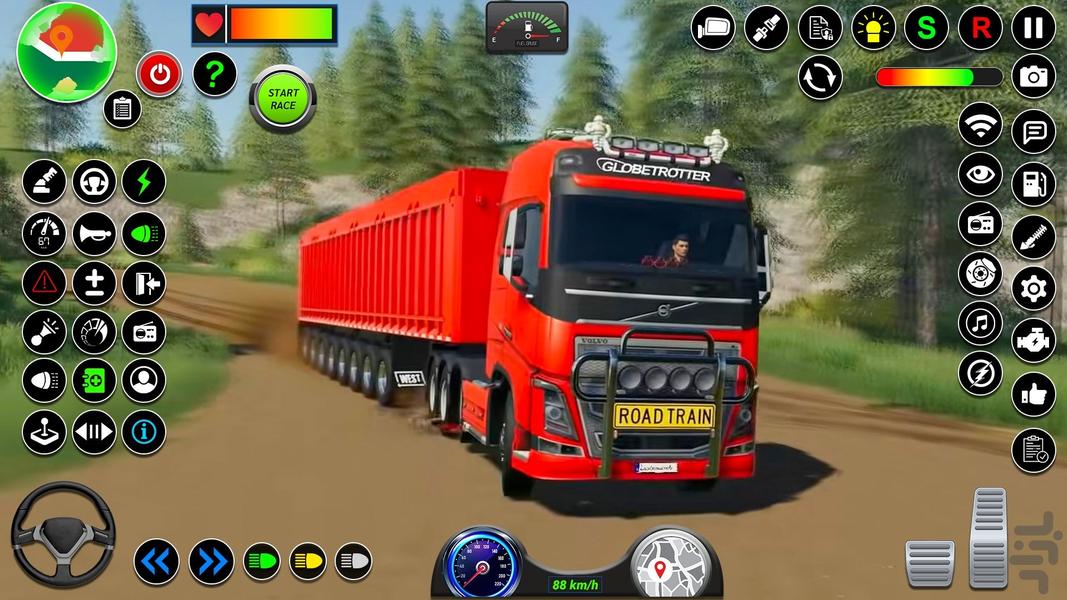 بازی ماشین تریلی : بازی جدید - عکس بازی موبایلی اندروید