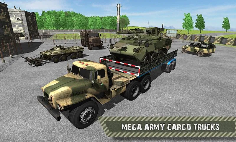 Army Cargo Truck Driver 2024 - Gameplay image of android game