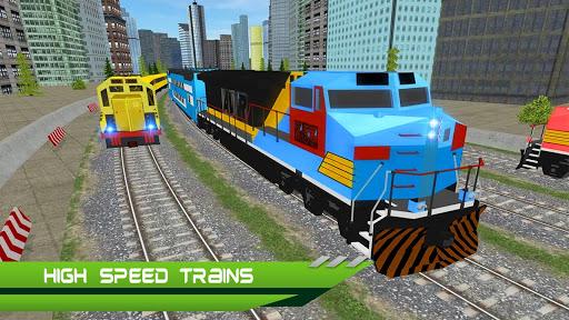 Driving Metro Train Sim 3D - Gameplay image of android game