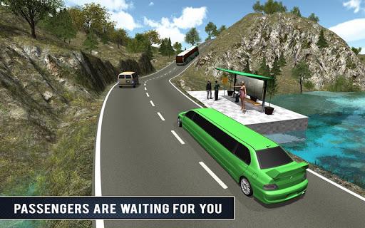Up Hill Limo Off Road Car Rush - Gameplay image of android game