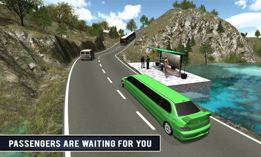 Up Hill Limo Off Road Car Rush - Gameplay image of android game