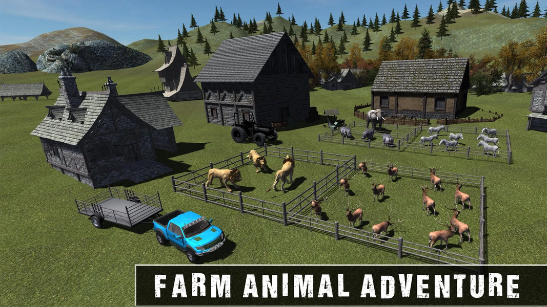 Animal Truck Simulator ۳D - عکس بازی موبایلی اندروید