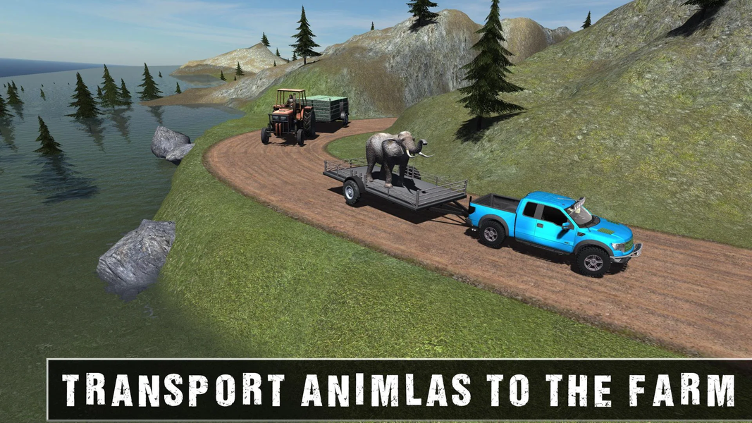 Animal Truck Simulator ۳D - عکس بازی موبایلی اندروید