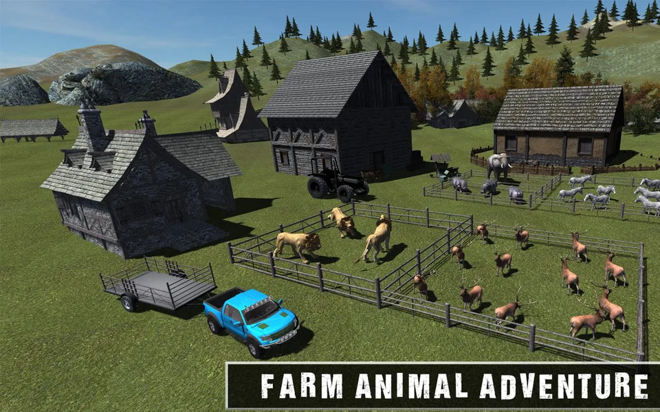 Animal Truck Simulator ۳D - عکس بازی موبایلی اندروید