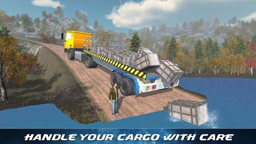 Truck Simulator offroad 3D - Gameplay image of android game