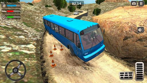 Mountains Bus Driving : Uphill Climb Driver - Gameplay image of android game