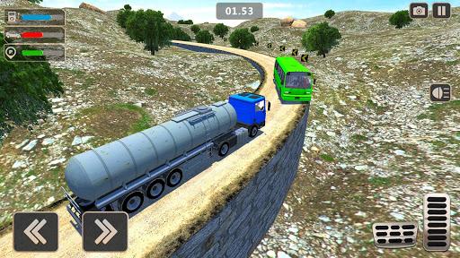 Mountains Bus Driving : Uphill Climb Driver - Gameplay image of android game