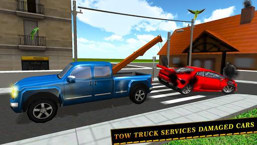 Tow Truck Car transporter Sim - عکس بازی موبایلی اندروید