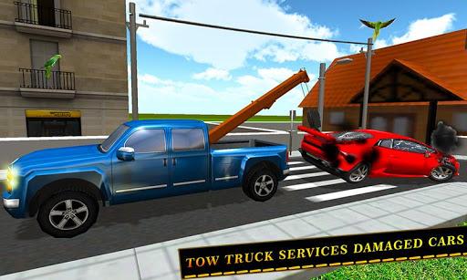 Tow Truck Car transporter Sim - عکس بازی موبایلی اندروید