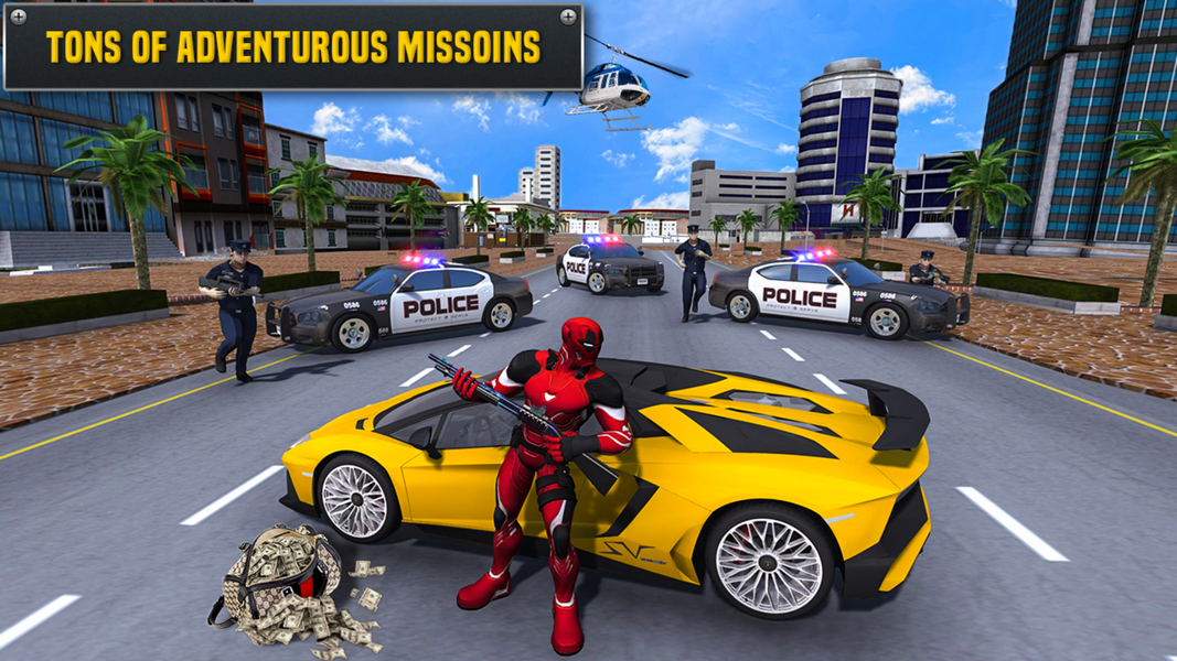 Spider Miami Gangster Hero - Image screenshot of android app