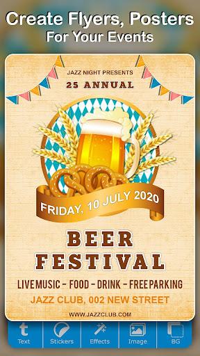 Poster Maker: Creative Arts, F - عکس برنامه موبایلی اندروید