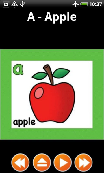 ABC Words for Kids Flashcards - Image screenshot of android app