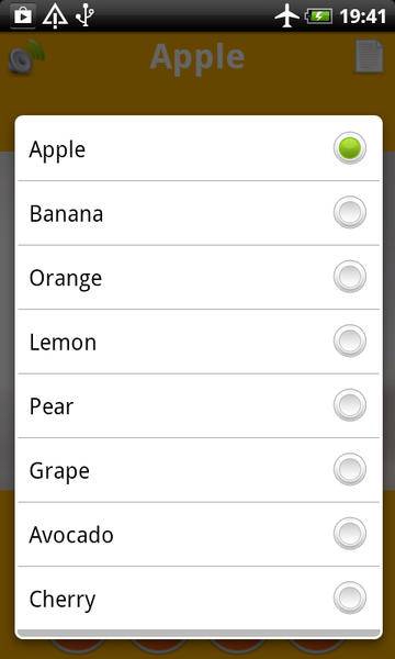 Fruits and Vegetables for Kids - Image screenshot of android app