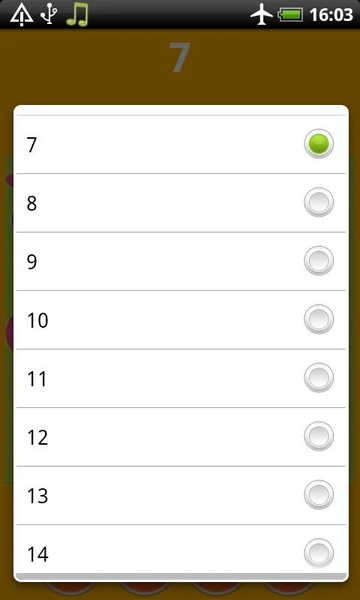 Numbers for kids flashcards - Image screenshot of android app