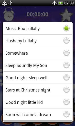 Baby Sleep Lullaby Music Box - Image screenshot of android app