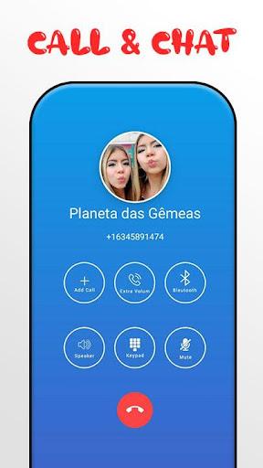 Planeta das Gêmeas Call Me! - Image screenshot of android app