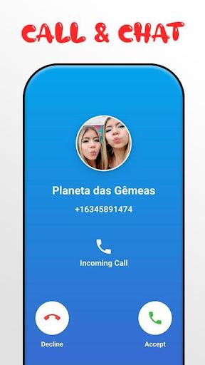 Planeta das Gêmeas Call Me! - Image screenshot of android app