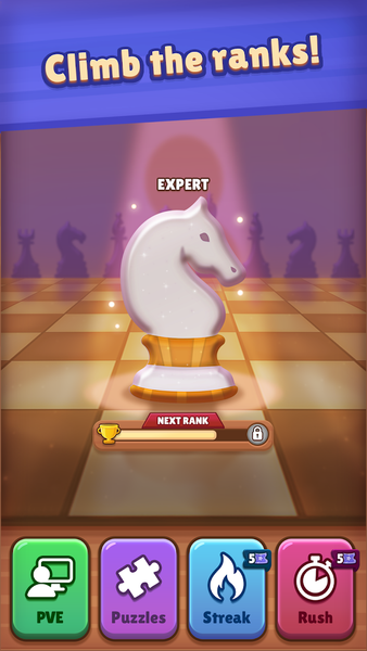 Chess Rush - Puzzle Master - عکس بازی موبایلی اندروید