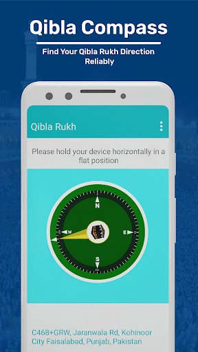 Qibla Compass : Muslim Prayer - Image screenshot of android app