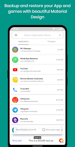 zBackup APK/DATA/OBB Backup Restore(Split APK) - Image screenshot of android app