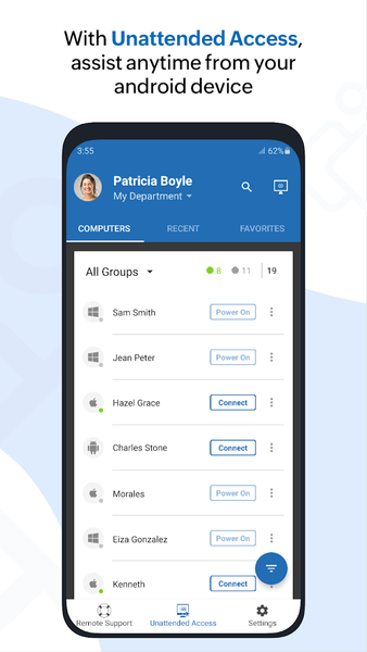 Zoho Assist - Remote Desktop - Image screenshot of android app