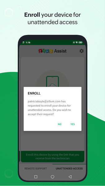 Customer App - Zoho Assist - عکس برنامه موبایلی اندروید
