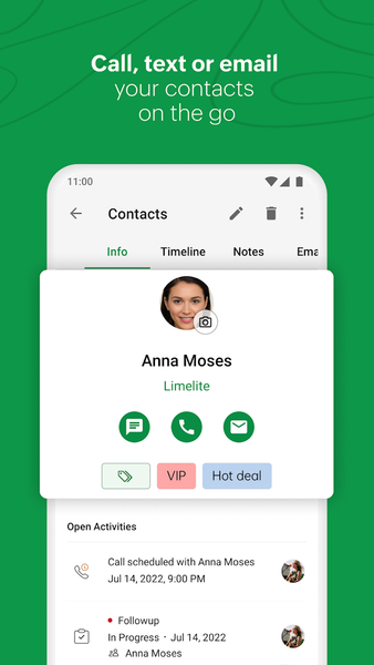 Bigin by Zoho CRM - Image screenshot of android app