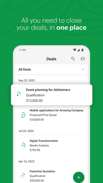 Bigin by Zoho CRM - عکس برنامه موبایلی اندروید