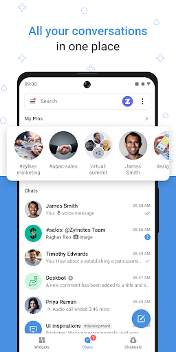 Zoho Cliq - Team Chat - عکس برنامه موبایلی اندروید