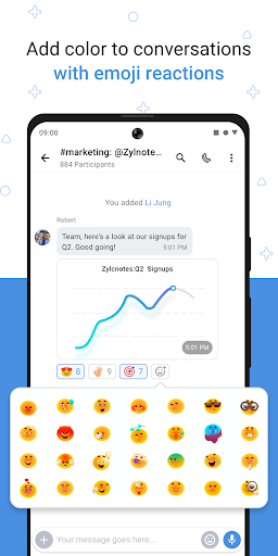 Zoho Cliq - Team Chat - عکس برنامه موبایلی اندروید