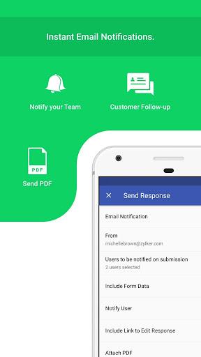 Mobile Forms App - Zoho Forms - عکس برنامه موبایلی اندروید
