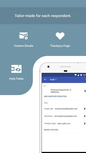 Mobile Forms App - Zoho Forms - عکس برنامه موبایلی اندروید