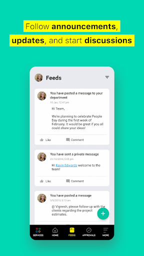 Zoho People - HR Management - عکس برنامه موبایلی اندروید
