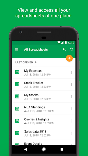 Zoho Sheet - Spreadsheet App - Image screenshot of android app