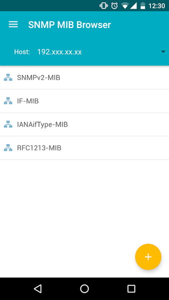 SNMP MIB Browser - Image screenshot of android app