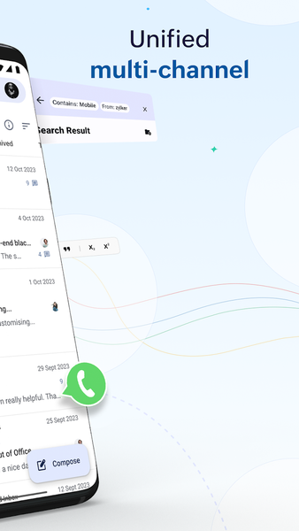 Zoho TeamInbox - Image screenshot of android app