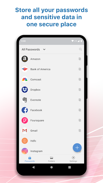 Zoho Vault Password Manager - Image screenshot of android app