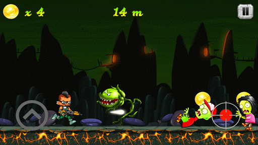Zombie Attack - Gameplay image of android game