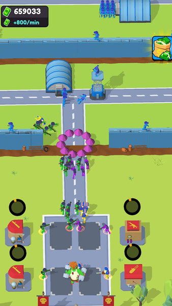 Zombie Factory Attack - Gameplay image of android game