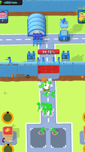 Zombie Factory Attack - Gameplay image of android game