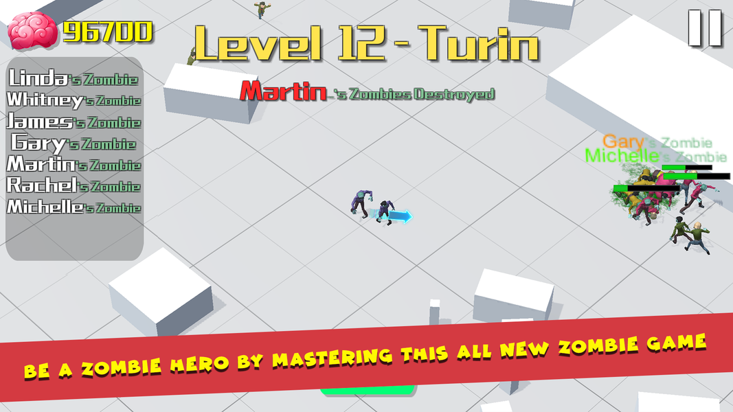 Zombie Hero: Battle Legends - Gameplay image of android game
