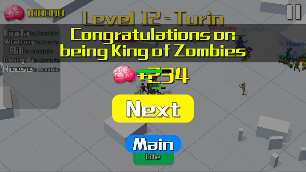 Zombie Hero: Battle Legends - Gameplay image of android game
