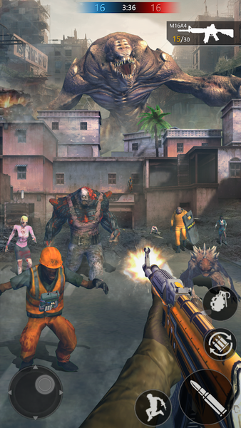 Zombie Hunter Gun Killer - Gameplay image of android game